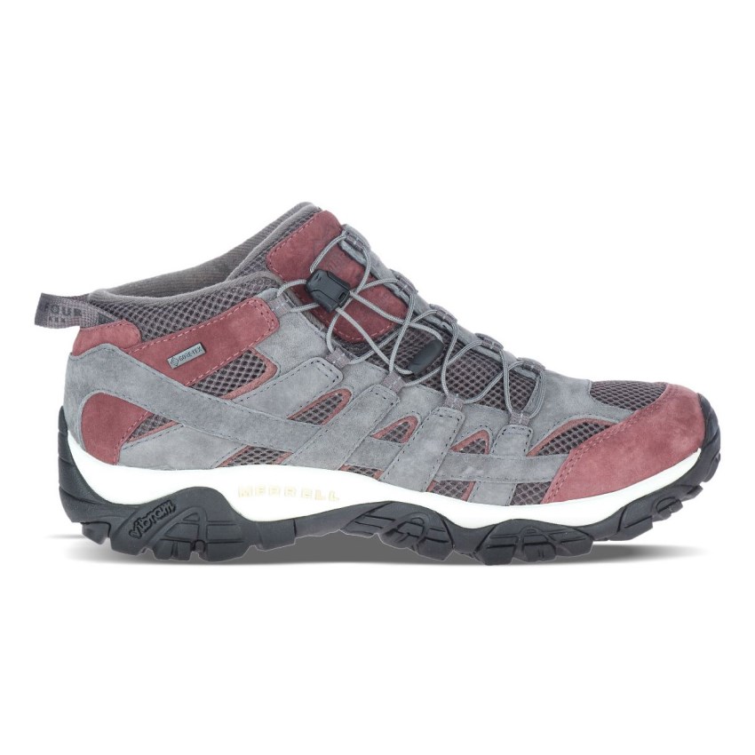 Merrell A.Four Moab GORE-TEX Vandringsskor Herr Grå/Korall - P-NMLH